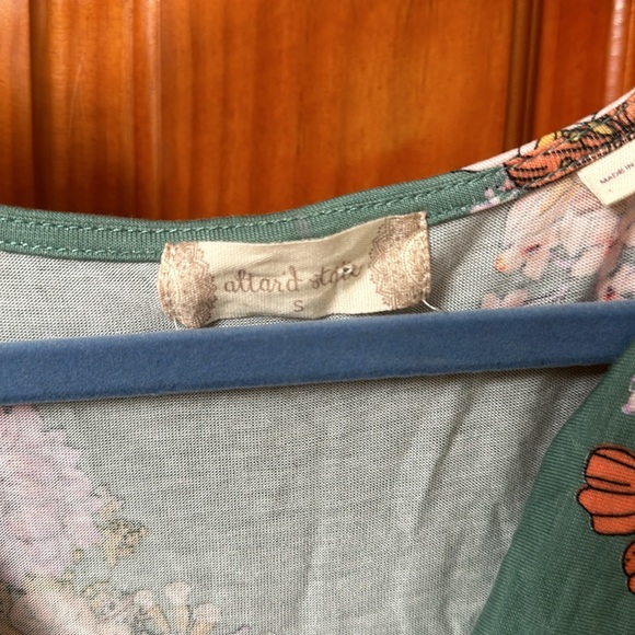 NWT!! Altar’d State Wrap Dress Size small - Teal Green Floral! So pretty! 🌺🌻 - Picture 2 of 7